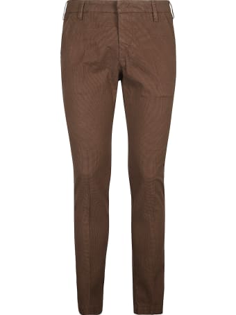 Entre Amis Slim-fit Printed Trousers