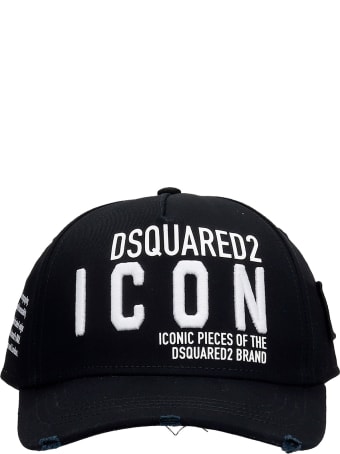 Dsquared2 Hats In Black Cotton