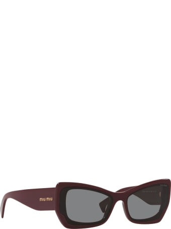 Miu Miu Miu Miu Mu 07xs Pink Bordeaux Sunglasses