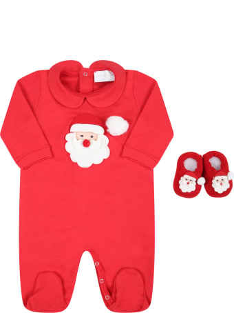 Story loris Red Set For Babykids With Santa Claus