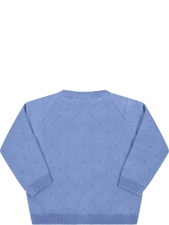 Little Bear Blue Cardigan For Baby Boy