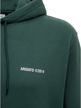 Axel Arigato London Jersey Green Hoodie With Logo