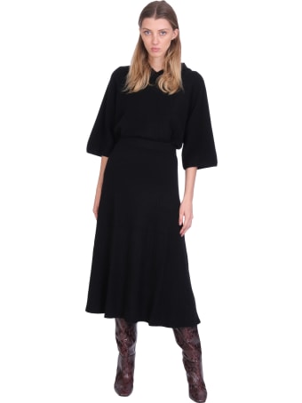 La Ploubel Skirt In Black Cashmere