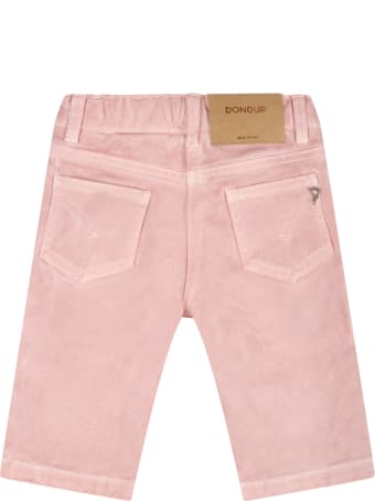 Dondup Pink Jeans For Baby Girl