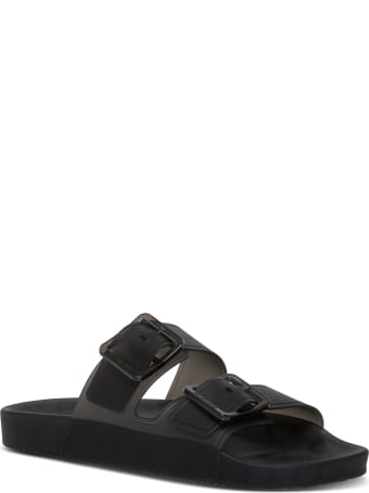 Balenciaga Mallorca Sandals In Black Technical Polyurethane