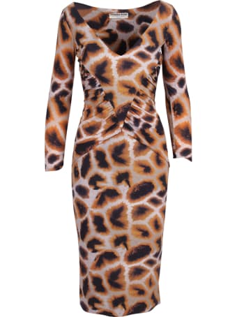 La Petit Robe Di Chiara Boni Le Petite Robe Di Chiara Boni 'gigliola Print' Polyamide Dress