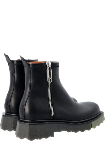 Off-White Off White Sponge Sole Zip Boots