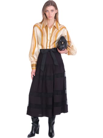 Zimmermann Skirt In Black Viscose