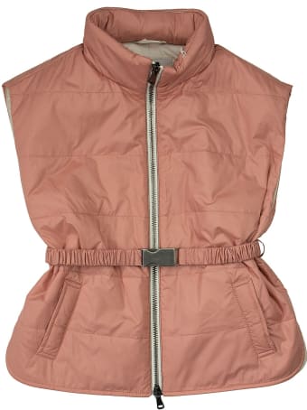 Brunello Cucinelli Water-resistant Nylon Down Vest With Monili And Thindown® Padding