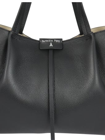 Patrizia Pepe Leather Shopping Bag