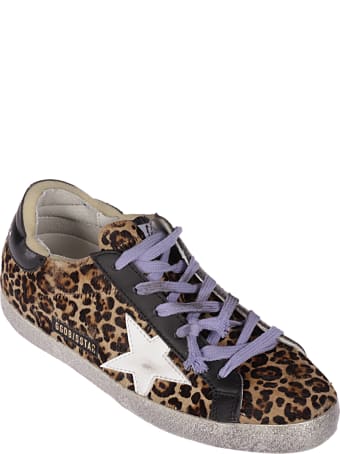 Golden Goose Superstar Leo Horsy Upper Leather Star And Heel Gl