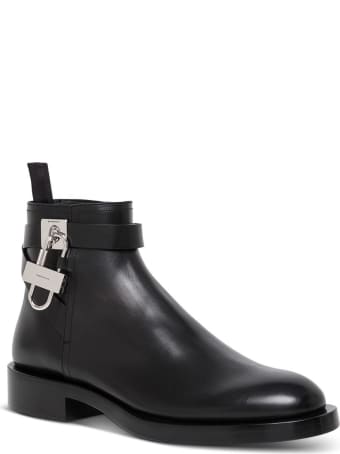 Givenchy Stivaletto Lock In Pelle Di Vitello
