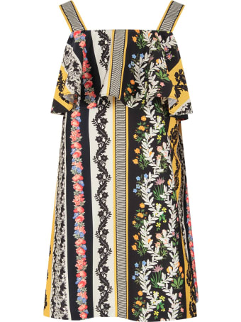 Oscar de la Renta Multicolor Striped Blouse For Girl