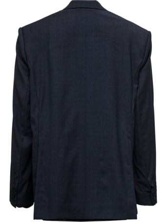 Balenciaga Black Single Breasted Wool Blazer