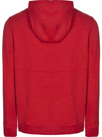 Neil Barrett Red Cotton-modal Blend Hoodie