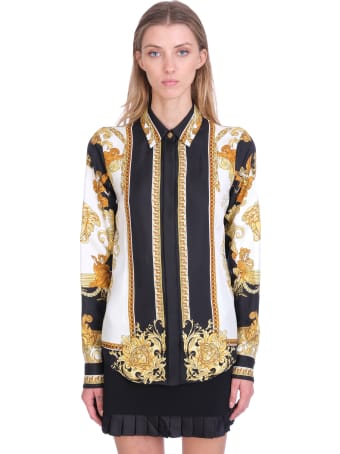 Versace Shirt In White Cotton