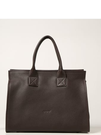 Marsell Tote Bags Marsèll Curva Bag In Hammered Leather And Suede