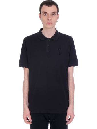 Fred Perry by Raf Simons Polo In Black Cotton