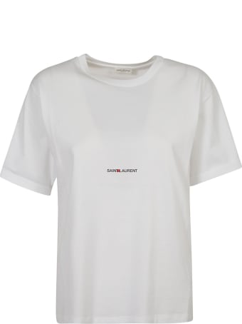 Saint Laurent Logo Print T-shirt