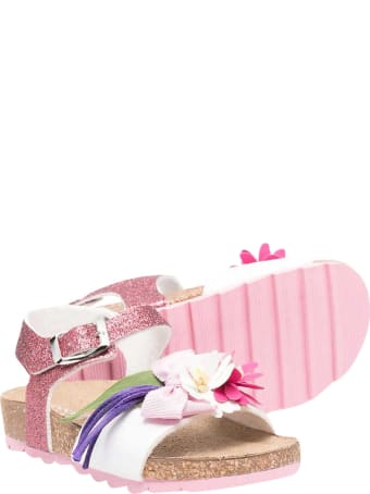 Monnalisa Glitter Sandals