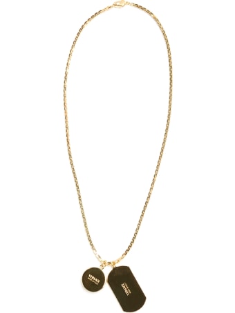 Versace 'iconic Guillochè' Necklace