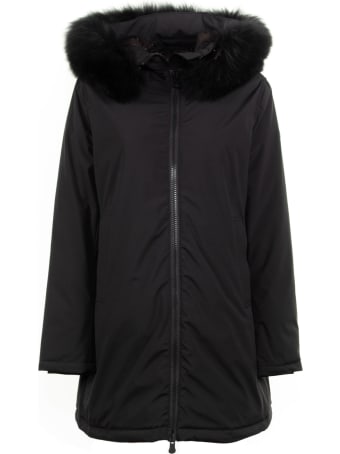 People Of Shibuya Flared Jacket With Fur