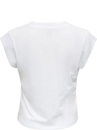 Frame Le High Rise Muscle Black T-shirt