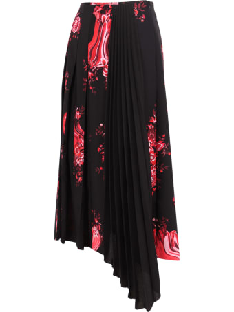 Vivetta Polyester Floral Print Midi Skirt