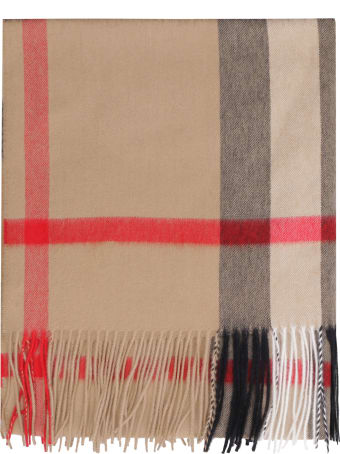 Burberry Checked Cashmere Scarf