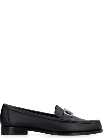 Salvatore Ferragamo Gancini Leather Loafers