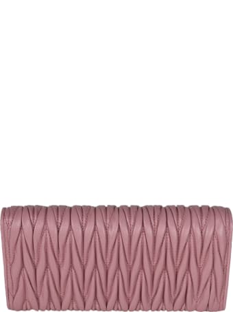Miu Miu Matelassé Continental Wallet