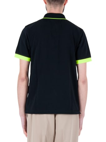 Sun 68 Polo Small Stripes Collar Fluo El. Sun 68