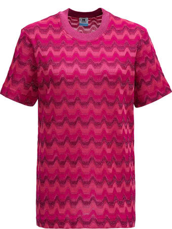 M Missoni Zig Zag Cotton Blend T-shirt