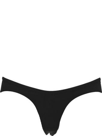 The Attico Attico Ribbed Bikini Bottoms