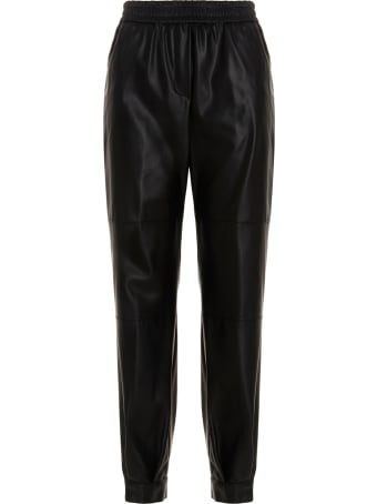 (nude) Eco-leather Pants