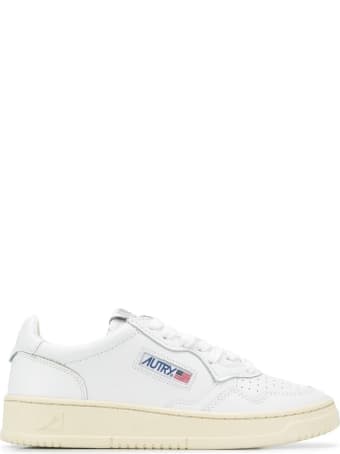 Autry White Leather Sneakers