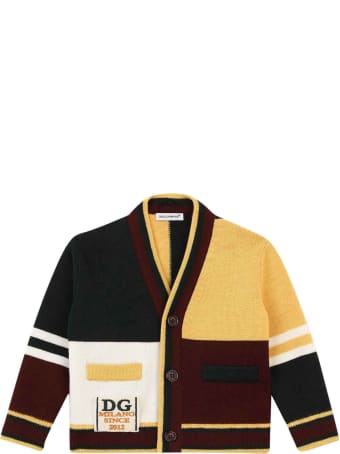 Dolce & Gabbana Color Block Cardigan Baby