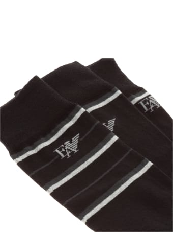Emporio Armani Underwear Eyelike Knee High Socks