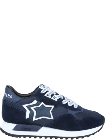Atlantic Stars Draco Sneakers In Nylon And Suede Color Blue