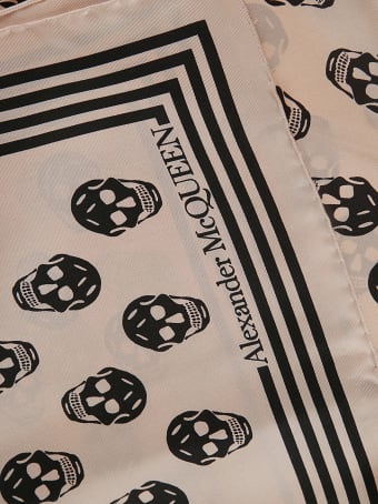 Alexander McQueen Ca Biker Twill Scarf