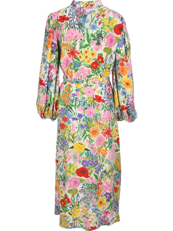 Gucci Ken Scott Print Silk Dress