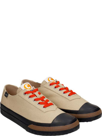 Camper Camaleon Sneakers In Beige Canvas