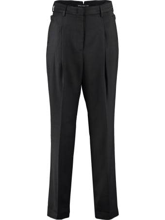 Department Five Chap High-waist Wide-leg Trousers