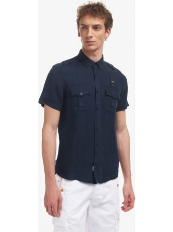 Blauer Shirt