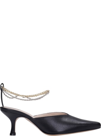 Kalda Ara Sandals In Black Leather