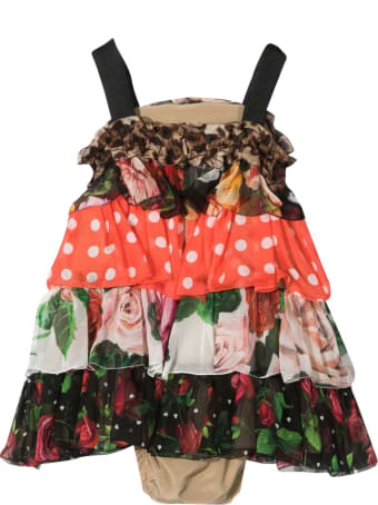 Dolce & Gabbana Newborn Patterned Dress