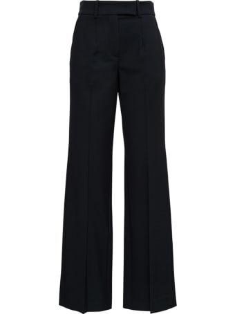Tela Black Pants In Wool Blend