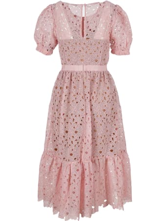 self-portrait Self Portrait Guipure Midi Dress