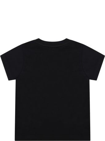 Givenchy Black T-shirt For Baby Kids With Logo