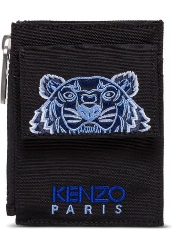 Kenzo Crossbody Cardholder With Tiger Embroidery